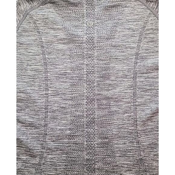 Lululemon Swiftly Tech Long Sleeve Top Gray Size 10 Running Yoga Gym EUC - Picture 9 of 13